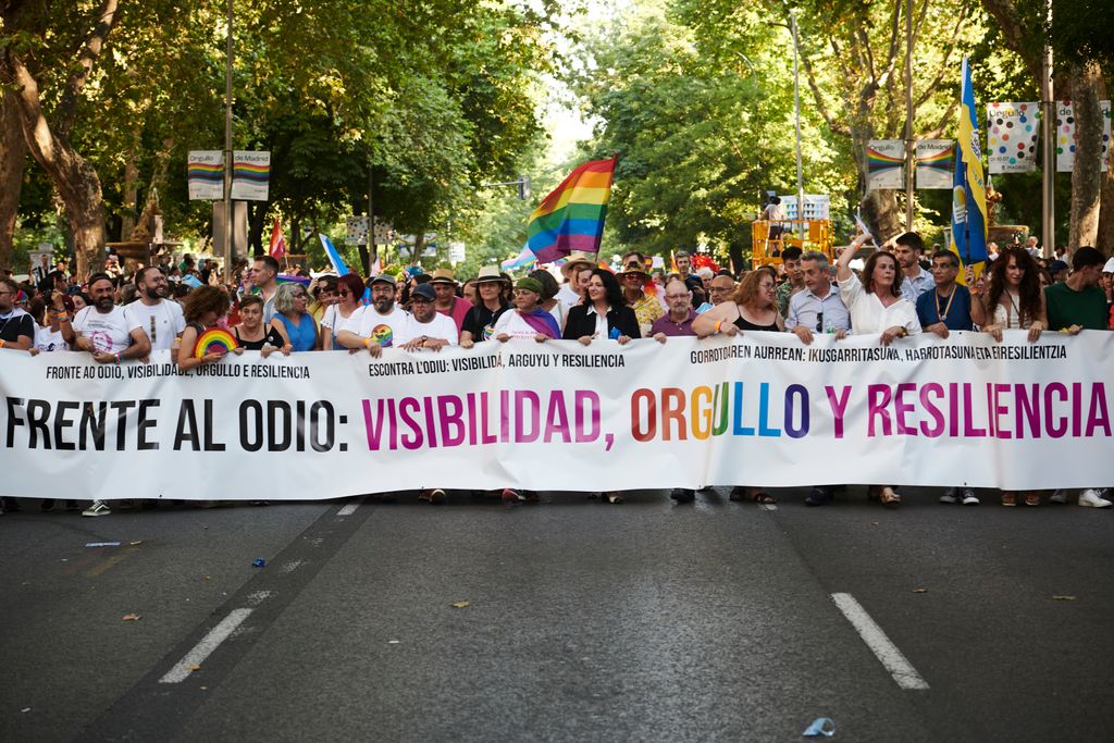 Arranca la manifestación del Orgullo LGTBIQ+ 2022: contra el odio y por la ley trans