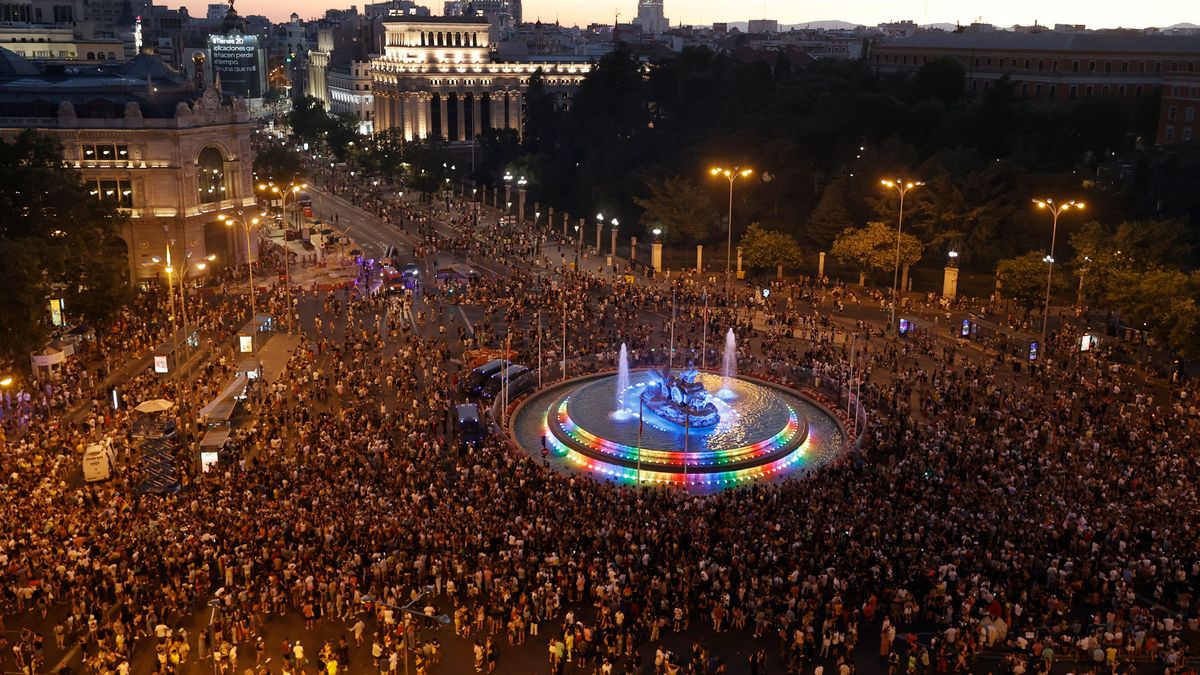Manifestación del Orgullo 2022 en Madrid