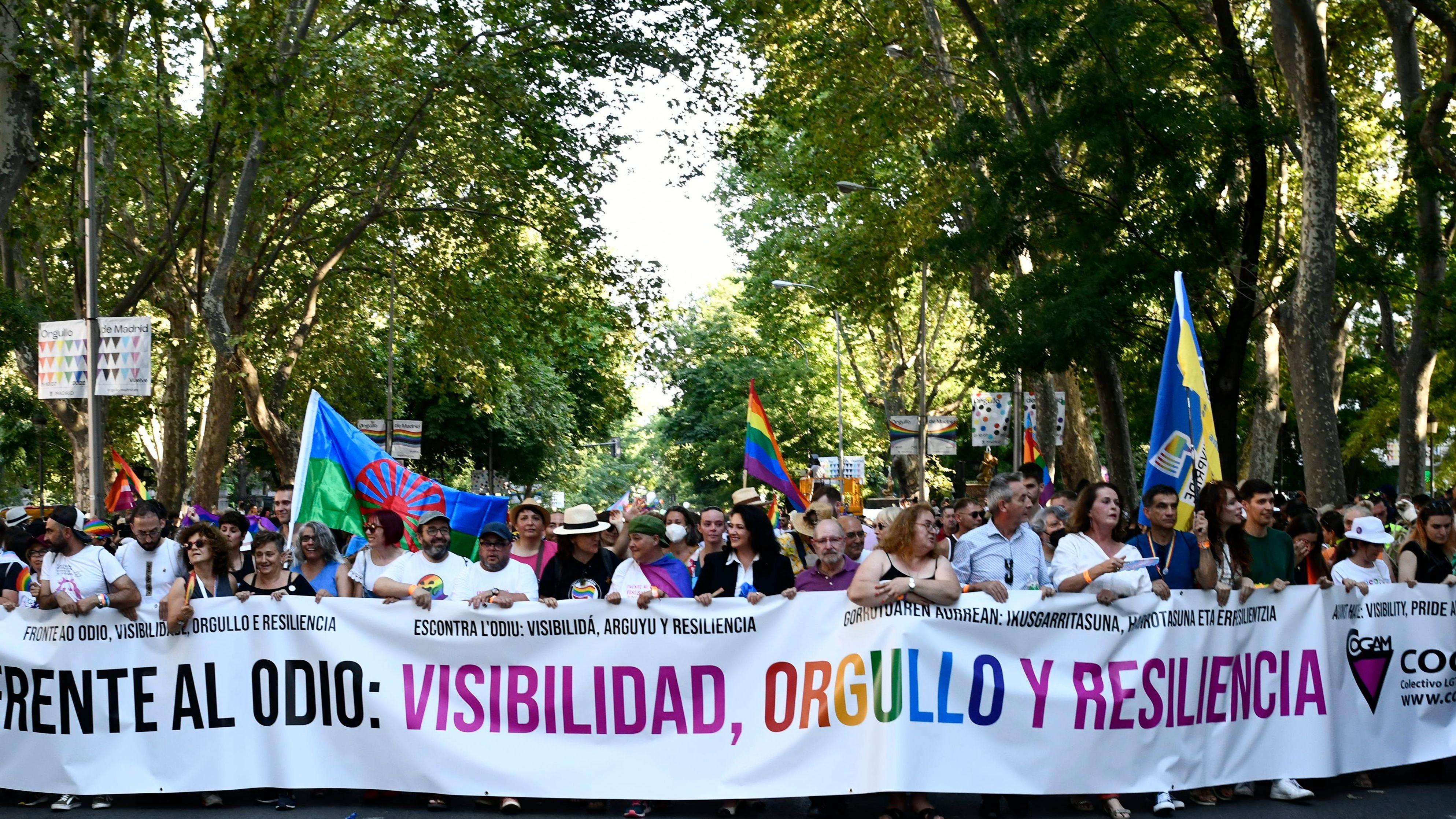 Madrid celebra bajo un enorme arcoíris el Orgullo LGTBI+ 2022