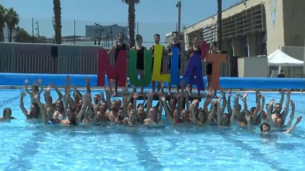 Barcelona celebra una nueva edición de la iniciativa 'Mójate por la Esclerosis'