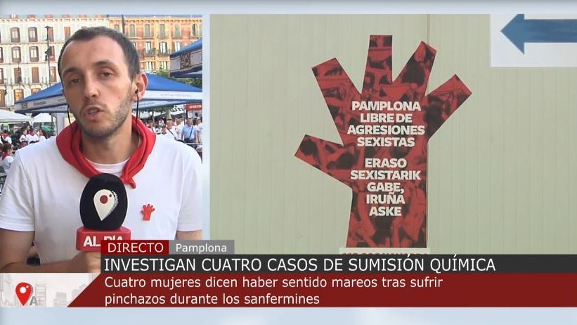 Investigan una posible sumisión química en Pamplona tras la denuncia de 4 mujeres