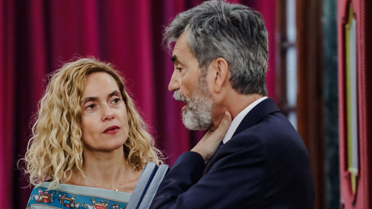 Carlos Lesmes y Meritxell Batet Carlos Lesmes y Meritxell Batet