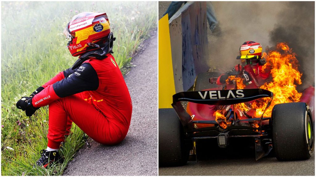 Ferrari perdió un doblete sólido en el GP de Austria: el motor de Sainz acaba ardiendo