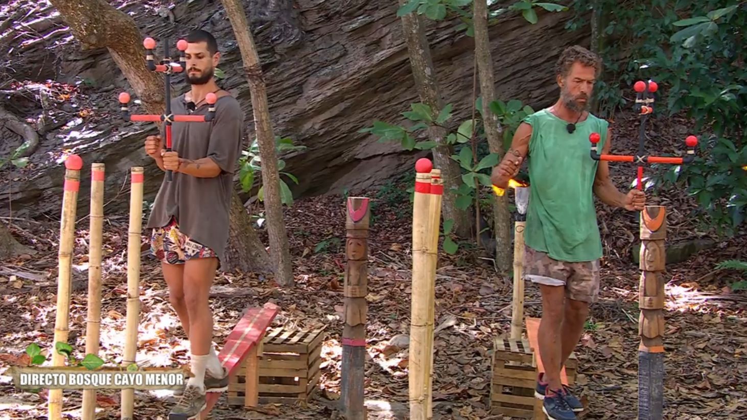 Los concursantes disputan una nueva prueba de recompensa