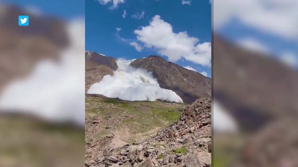 Un turista británico sobrevive a la mayor avalancha de la historia en Kirguistán