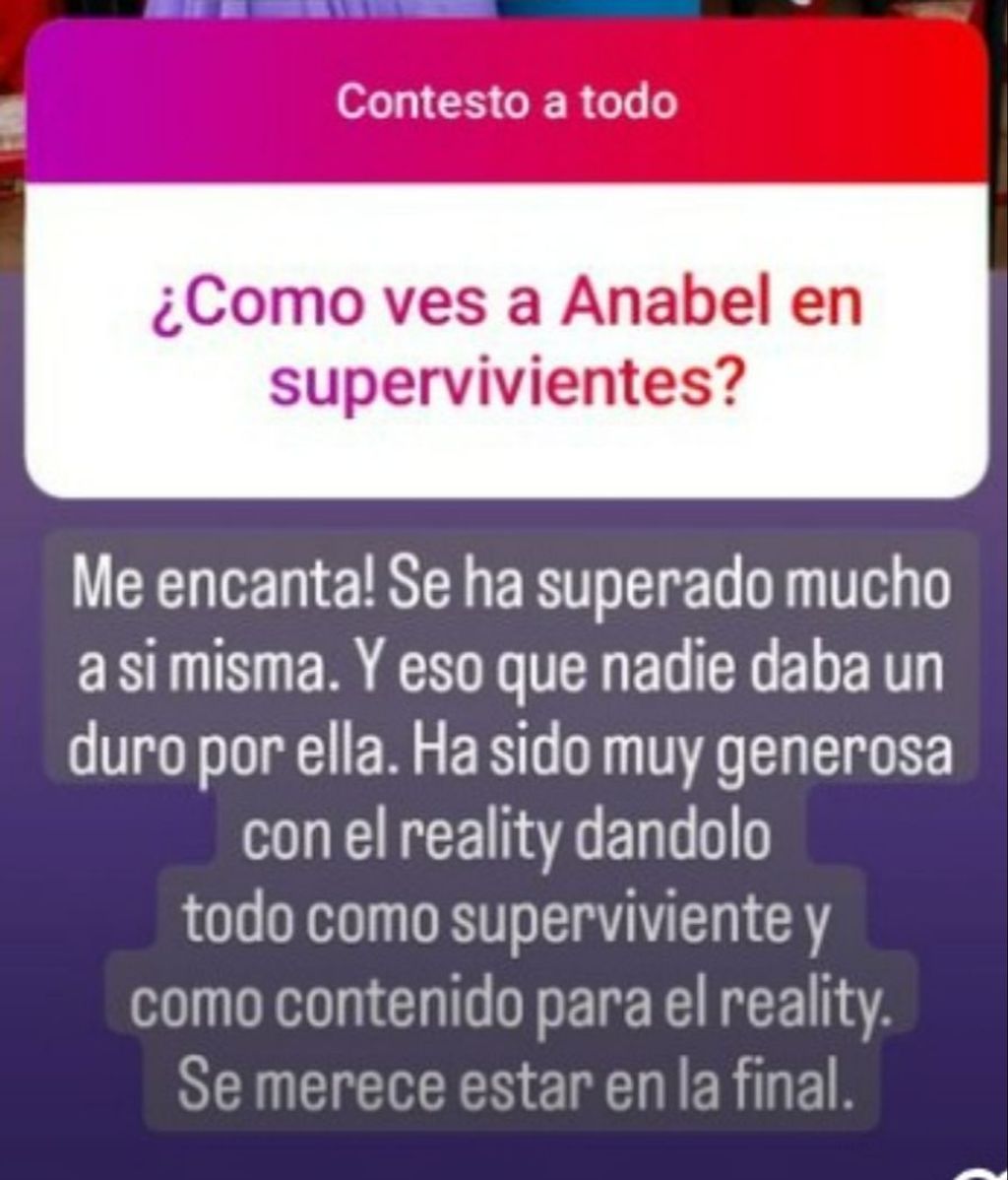 Amor Romeira da su opinión sobre el concurso de Anabel Pantoja