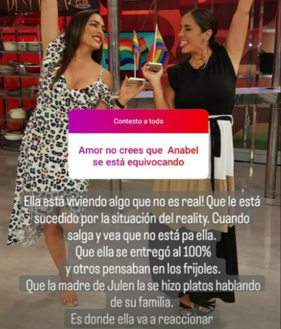 Amor Romeira pronostica la reacción de Anabel Pantoja al salir de 'Supervivientes 2022'