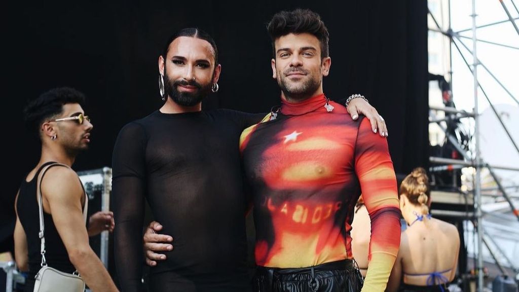 Conchita Wurst y Ricky Merino