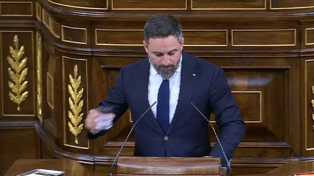 Abascal y sus frases más duras contra Pedro Sánchez en el debate del Estado de la Nación