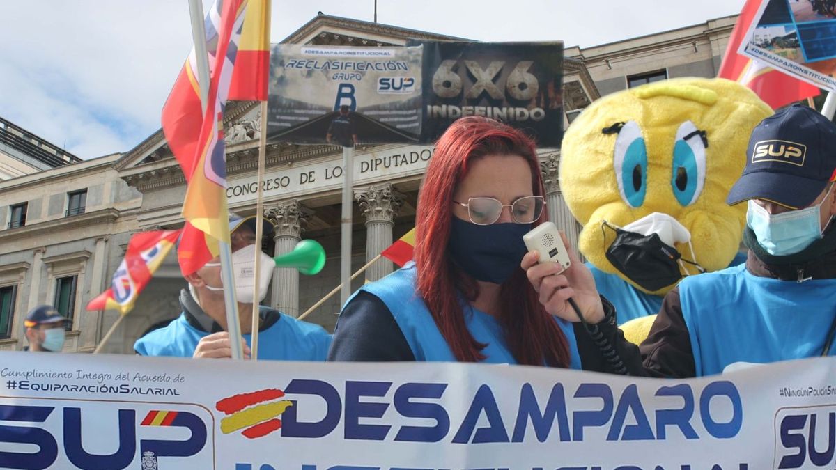 SUP protesta Congreso SUP protesta Congreso