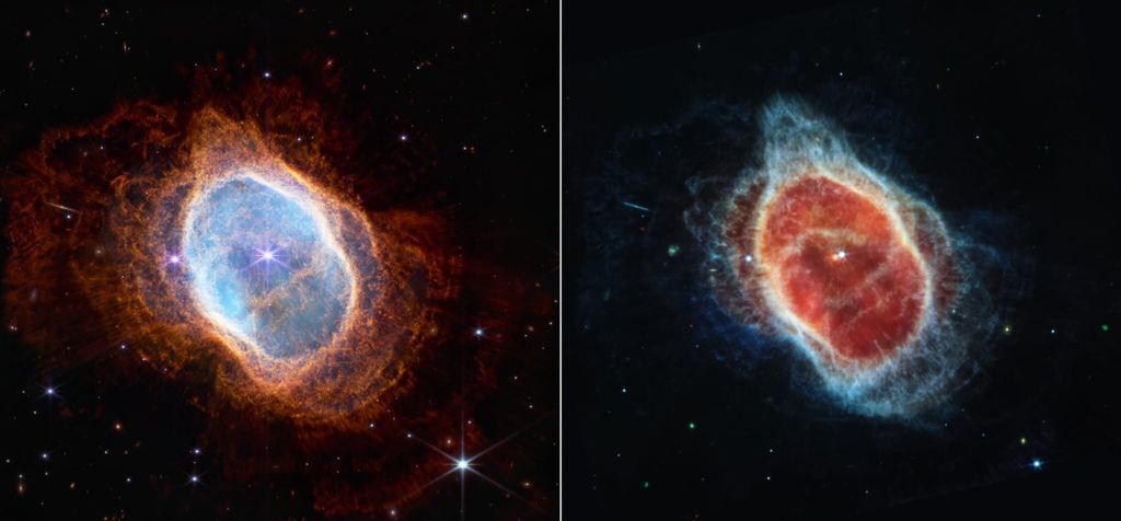 Las nuevas imágenes del telescopio James Webb: La nebulosa del Anillo del Sur y galaxias chocando