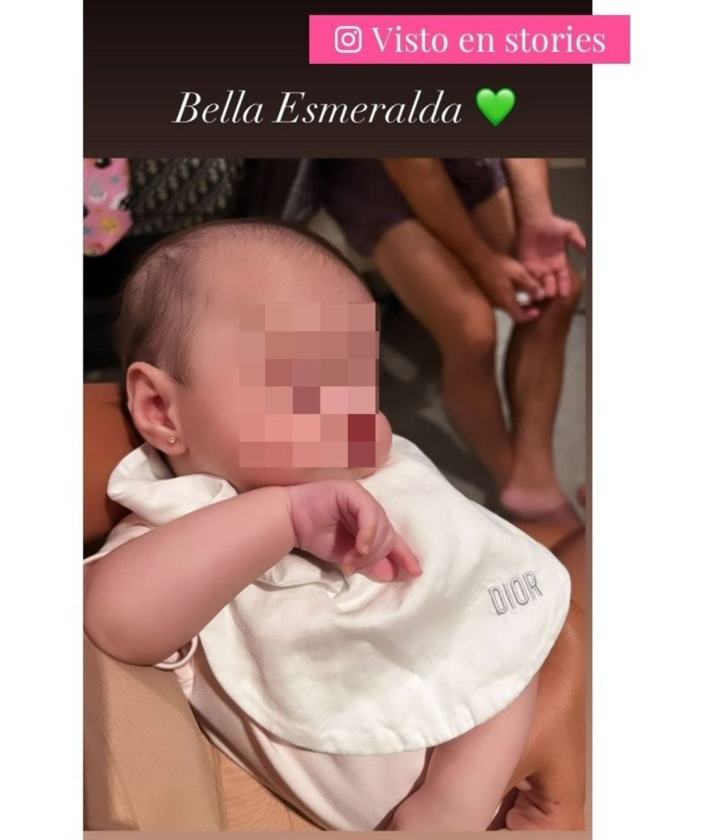 Así ha crecido Bella Esmeralda en solo tres meses