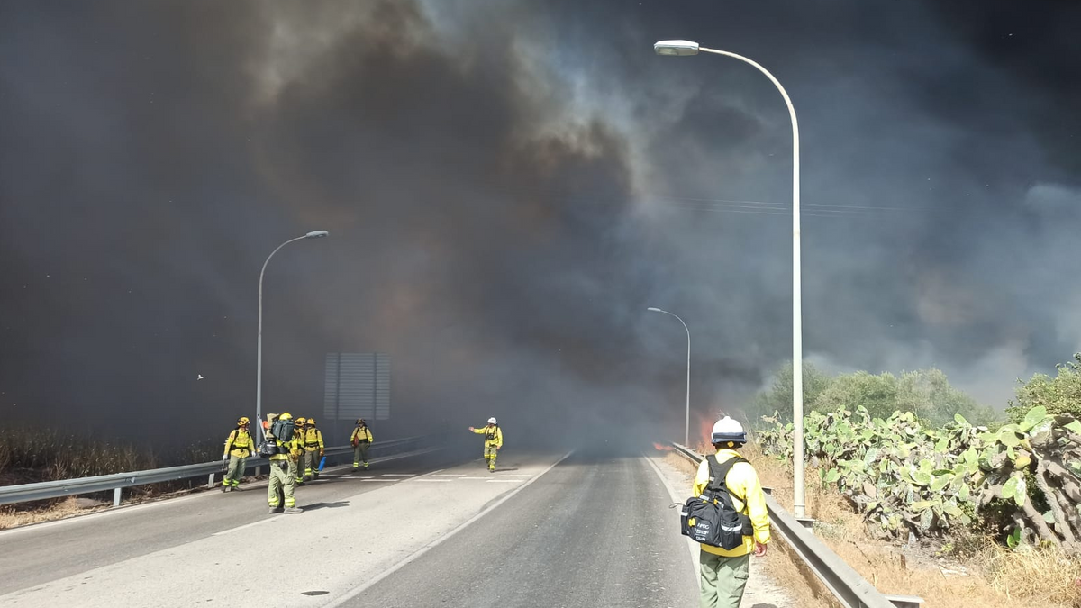 Incendio en Jerez de la Frontera
