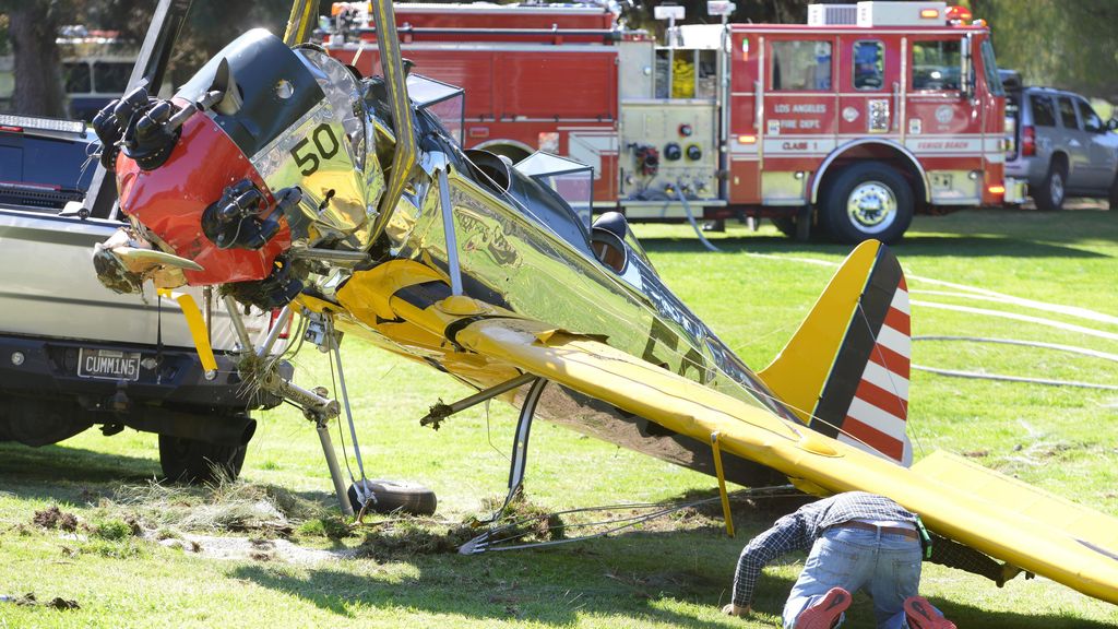 La avioneta estrellada de Harrison Ford