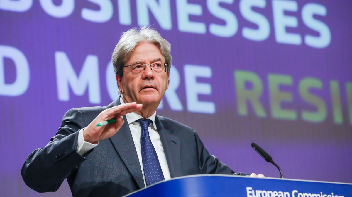 Paolo Gentiloni, comisario europeo de economía Paolo Gentiloni, comisario europeo de economía