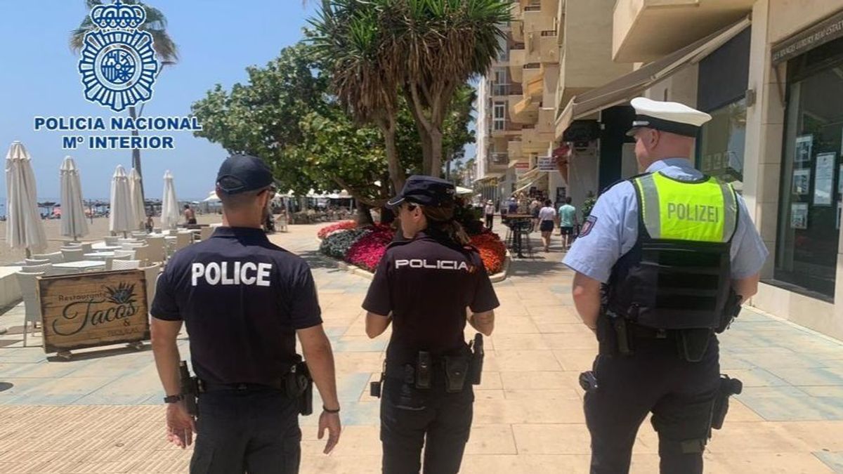 Agentes de Policía Nacional y de Francia y Alemania refuerzan la seguridad en patrullas conjuntas en Estepona