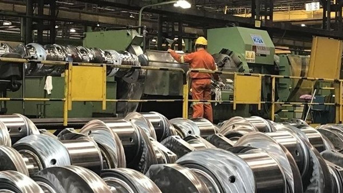 Fabricación de piezas en una planta de Sidenor Fabricación de piezas en una planta de Sidenor
