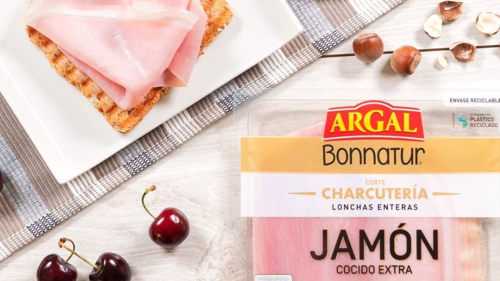 Jamón cocido extra Bonnatur de Argal