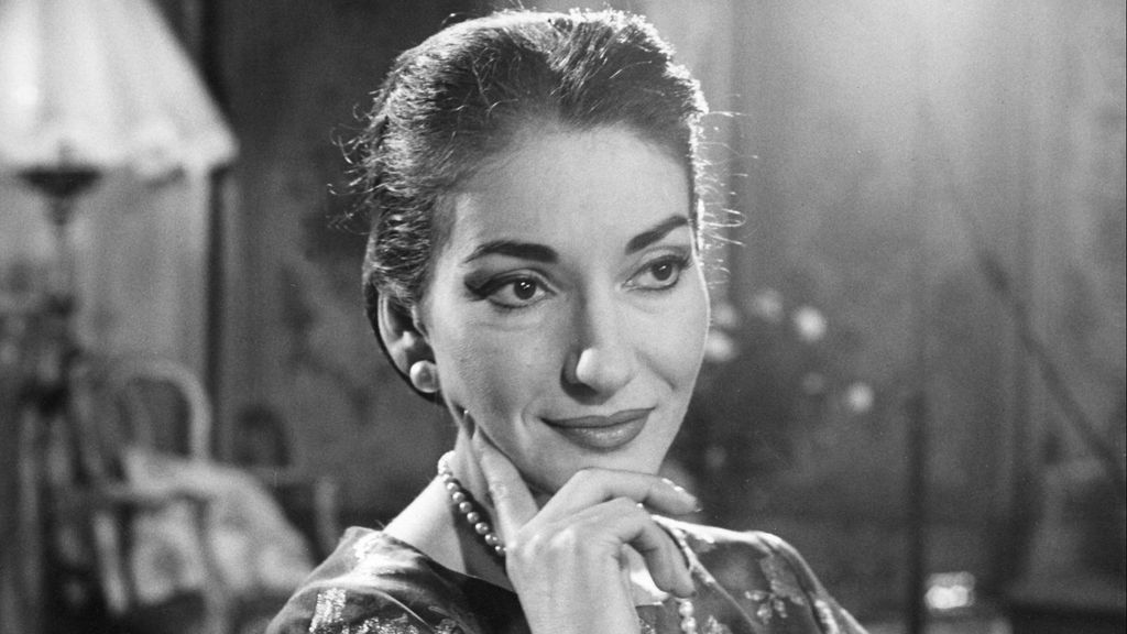 La artista María Callas