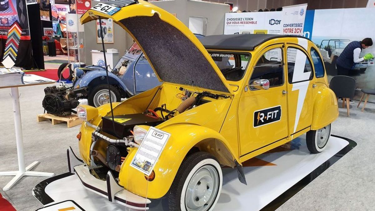 LA RECONVERSIÓN TÉRMICO A ELÉCTRICO AVANZA EN FRANCIA FOTO RÉTROMOBILE 2020 LA RECONVERSIÓN TÉRMICO A ELÉCTRICO AVANZA EN FRANCIA FOTO RÉTROMOBILE 2020