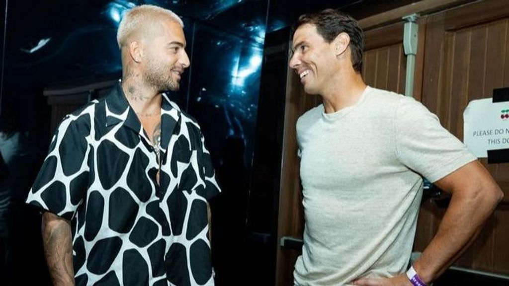 Rafa Nadal y Maluma