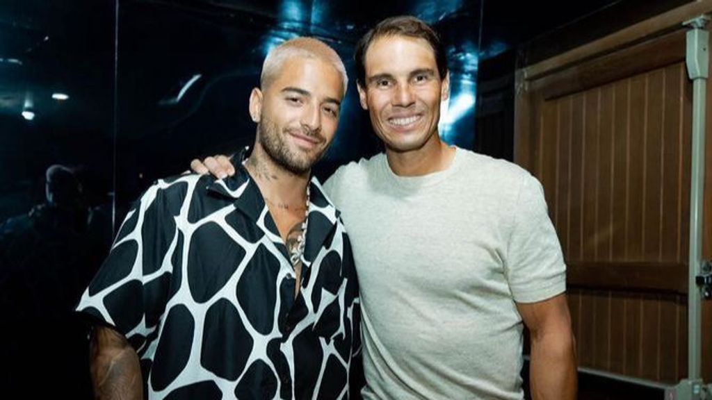 Rafa Nadal y Maluma