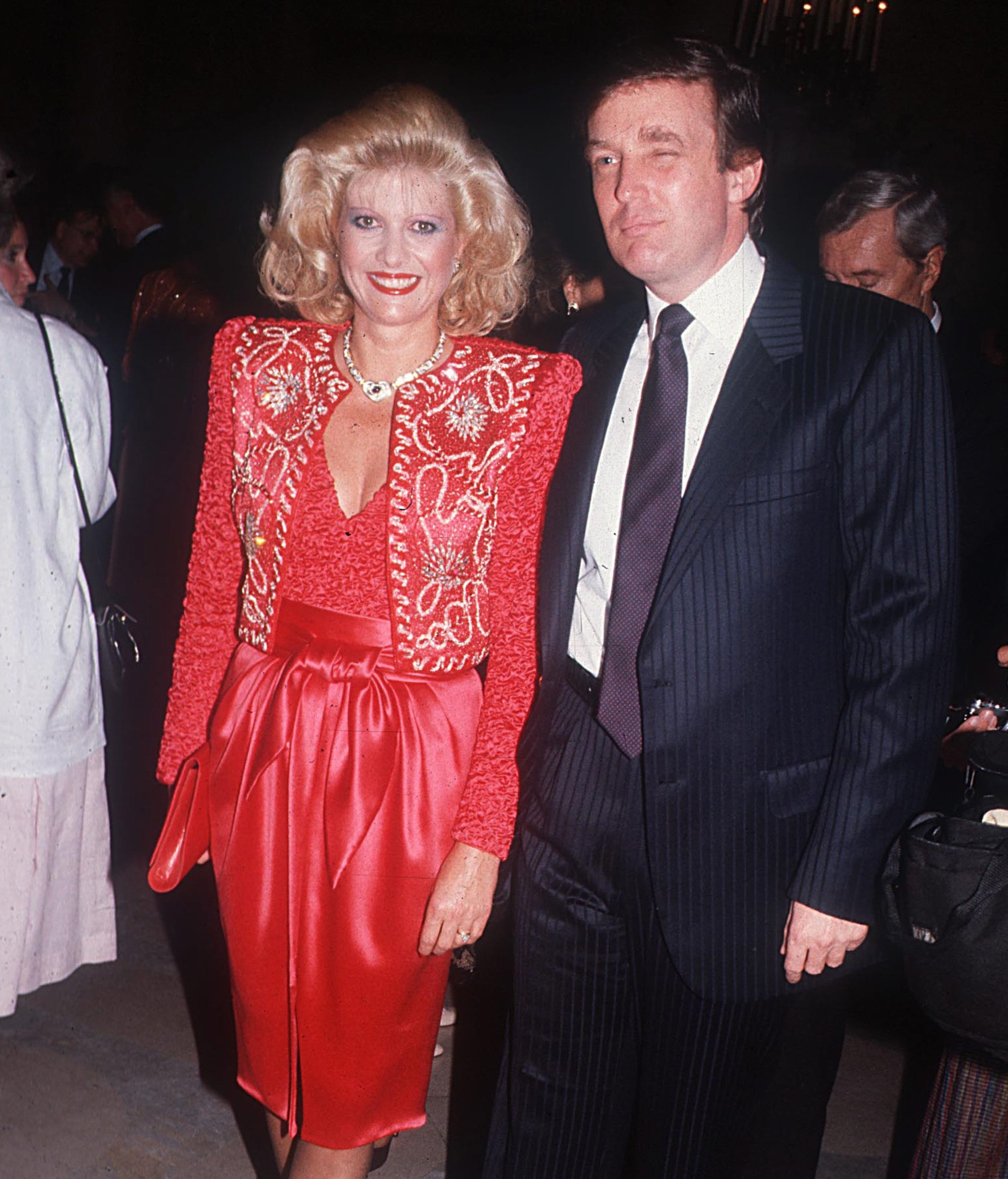 Donald e Ivana Trump, en 1985