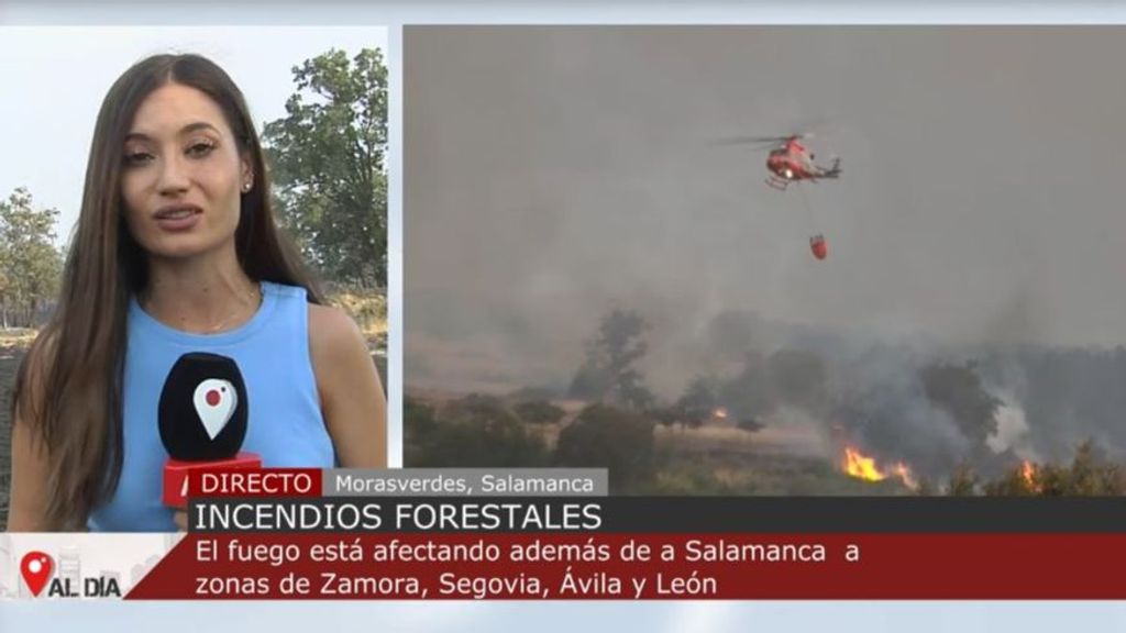 El incendio en Las Hurdes calcina más de 6.000 hectáreas
