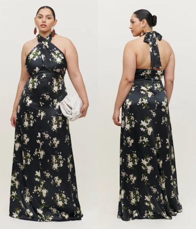 Vestido halter estampado de Reformation