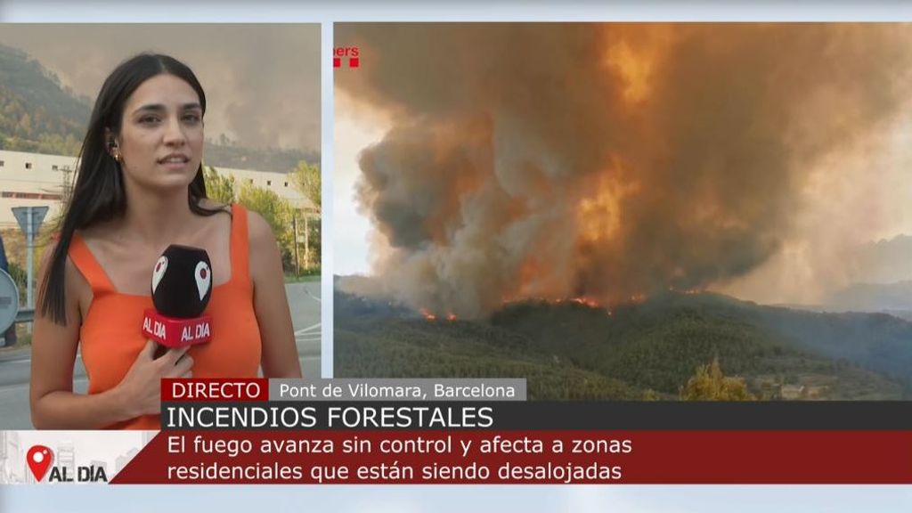 El fuego en Pont de Vilomara calcina 970 hectáreas: Antonia ha perdido su casa