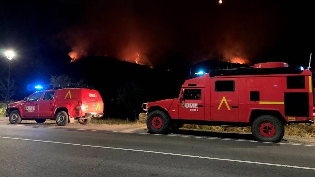 Declarado un incendio en La Garganta de los Infiernos, en el Jerte (Cáceres)