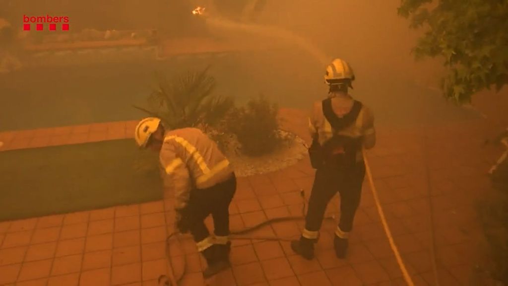 Incendio en Pont de Vilomara