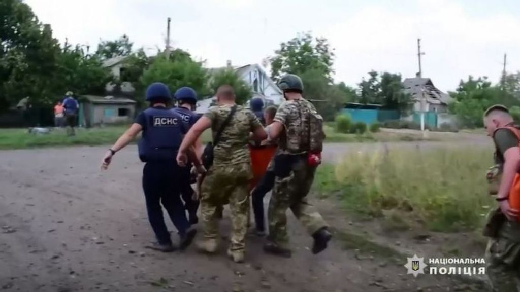 Tres civiles muertos por un bombardeo ruso en Donetsk