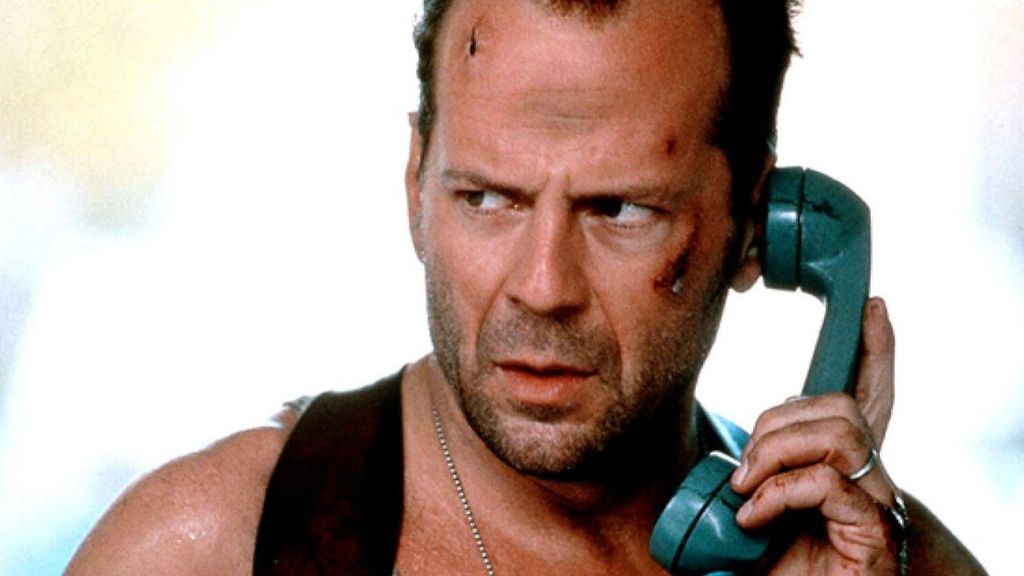 Bruce Willis en La mitica Jungla de Cristal