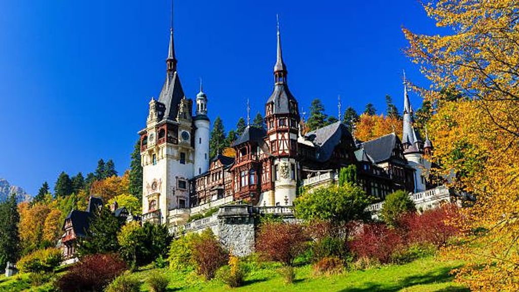 Castillo Peleș en Sinaia, Rumania.