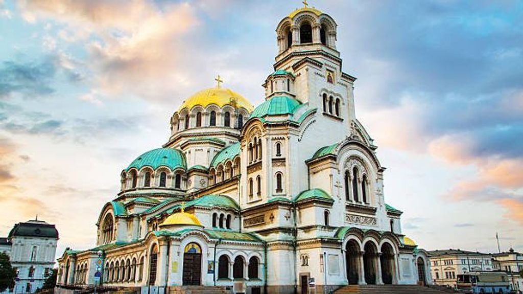 Catedral de Alexander Nevski en Sofía, capital de Bulgaria.