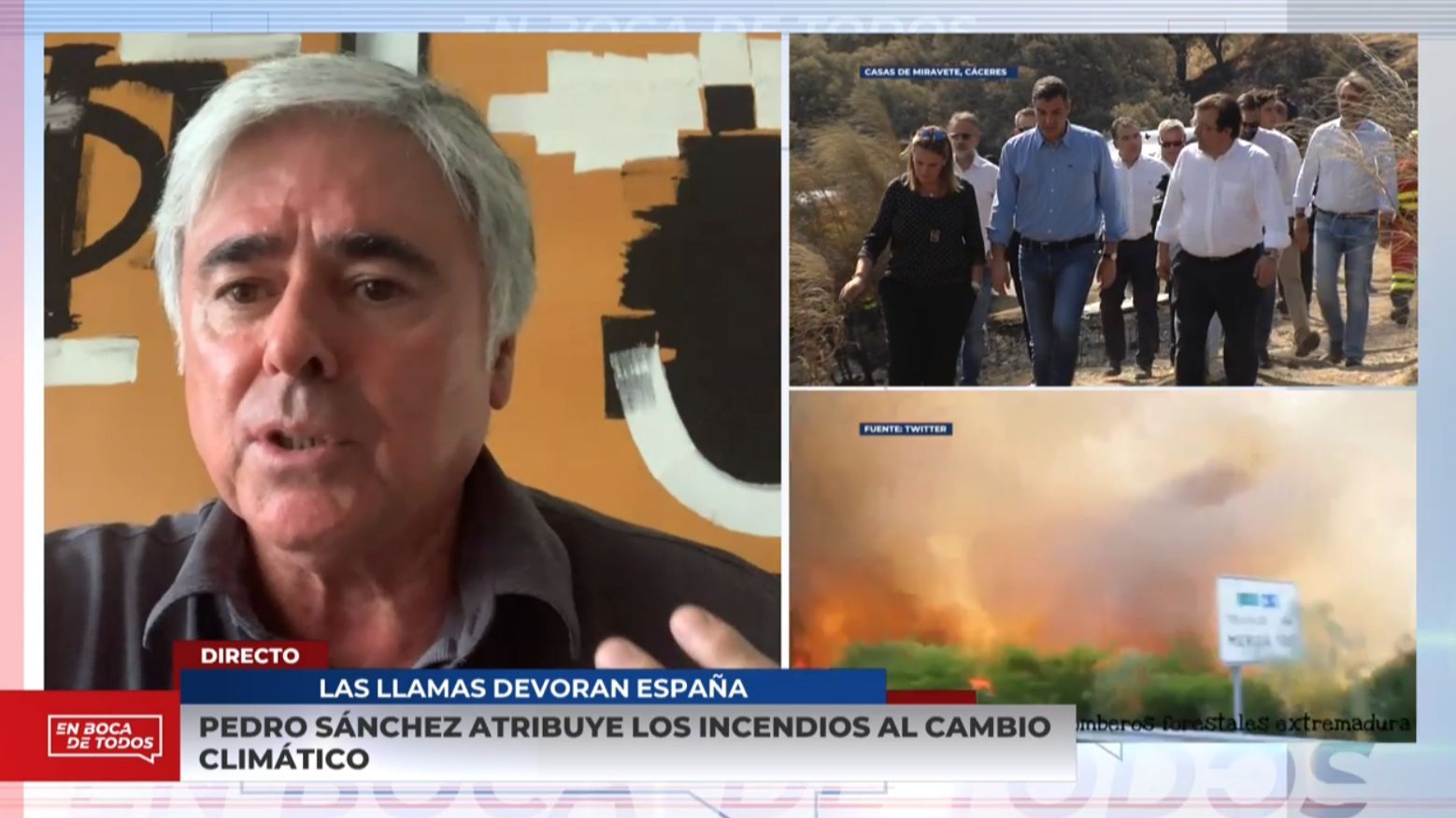 El portavoz de la asociación ‘Amigos de Monfragüe’ responde a Sánchez tras el incendio: “Lo que mata es la falta de gestión”