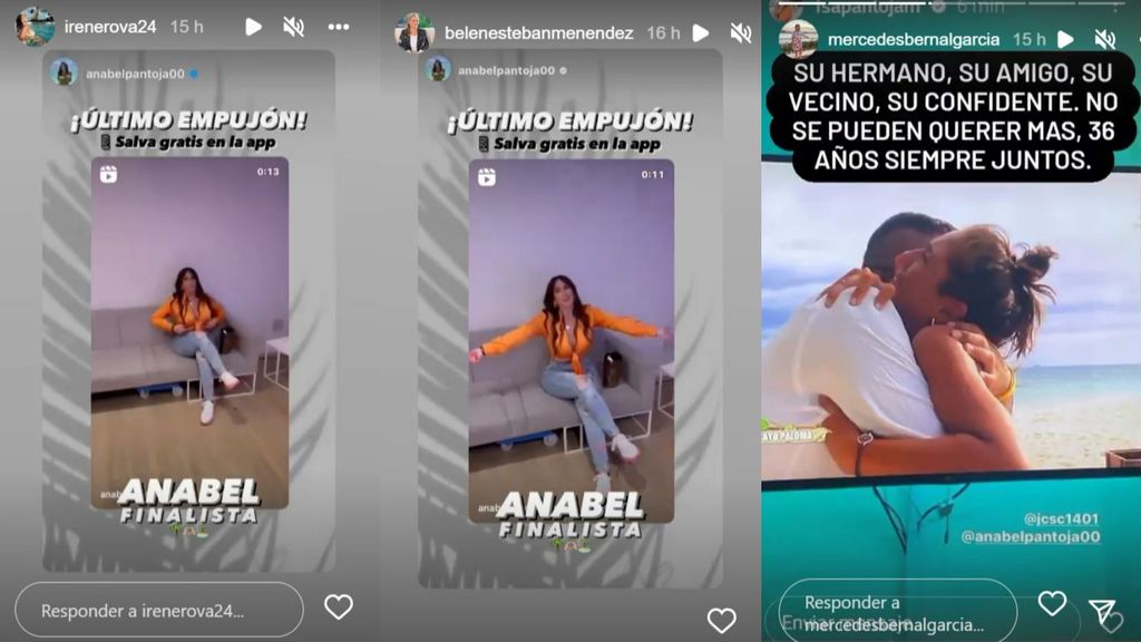 Irene Rosales, Belén Esteban y Merchi Bernal apoyan a Anabel Pantoja