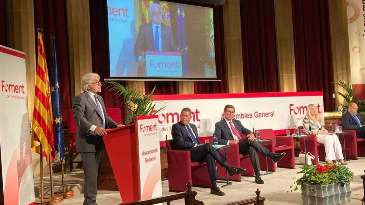 Josep Sánchez Llibre, reelegido presidente de Foment del Treball otros cuatro años Josep Sánchez Llibre, reelegido presidente de Foment del Treball otros cuatro años