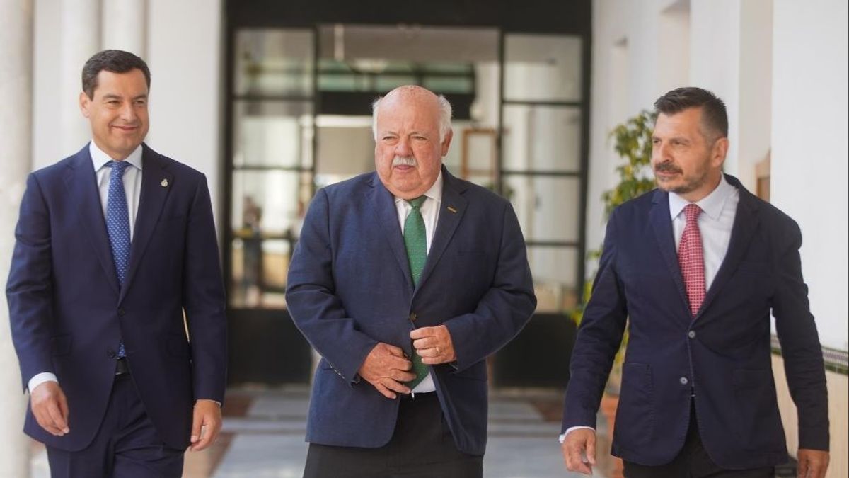 Juanma Moreno y Jesús Aguirre Juanma Moreno y Jesús Aguirre