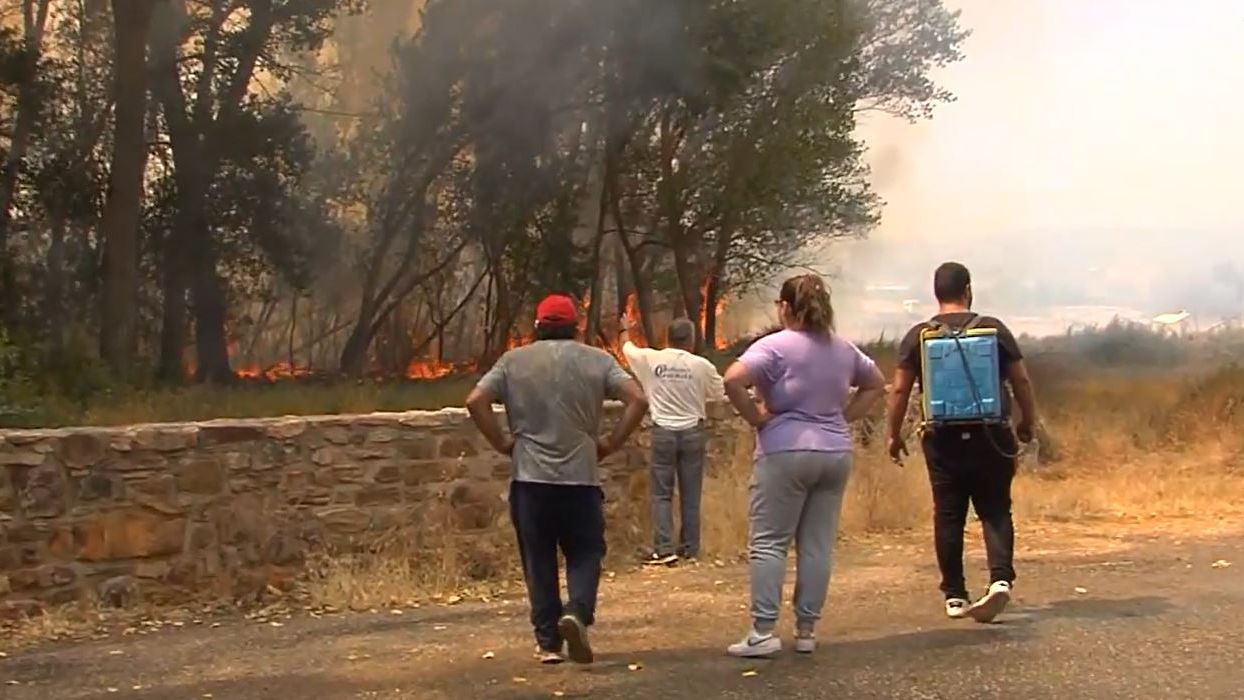 Incendios en Zamora: un brigadista y un pastor mueren acorralados por las llamas