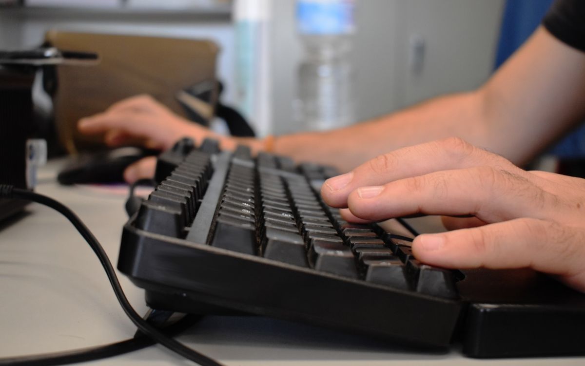 Teclado de un ordenador Teclado de un ordenador
