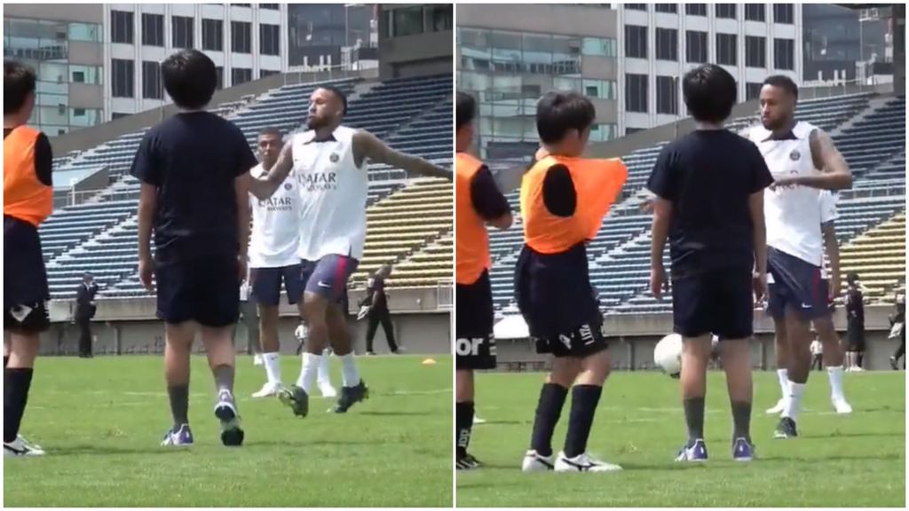 La acción de Neymar con unos niños que no ha sentado nada bien: "Que gesto tan feo"