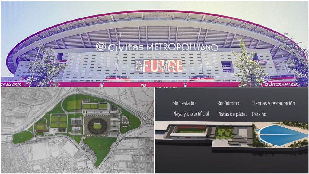El Atleti presenta el Civitas Metropolitano y la nueva ciudad deportiva