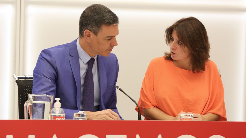 Pedro Sánchez y Adriana Lastra en una imagen de archivo durante una Ejecutiva Federal