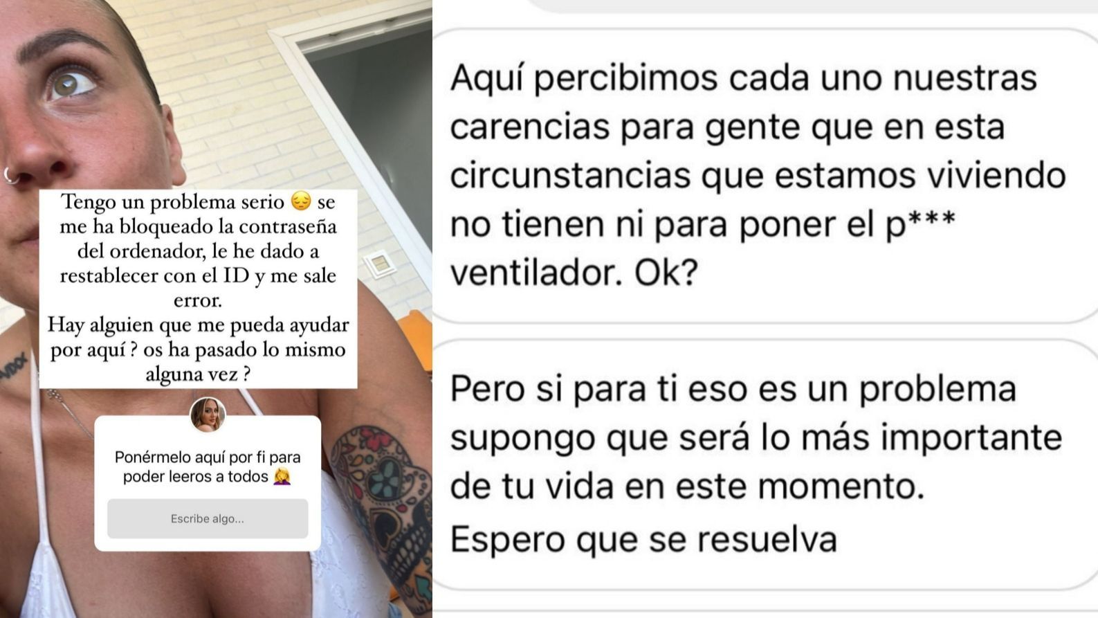 Rocío Flores se enfrenta a duras críticas tras pedir ayuda en redes por un "problema serio"