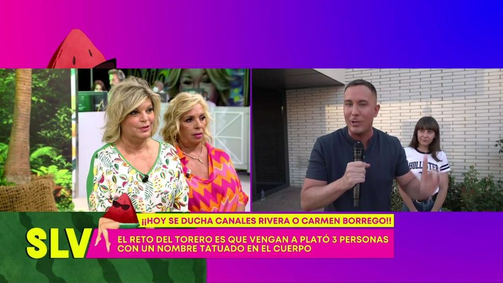 Canales Rivera gana el reto: tres personas con un nombre tatuado se presentan en Mediaset