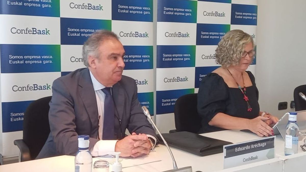 Confebask rebaja 2 puntos la previsión de crecimiento y defiende "una moderación salarial" Confebask rebaja 2 puntos la previsión de crecimiento y defiende "una moderación salarial"