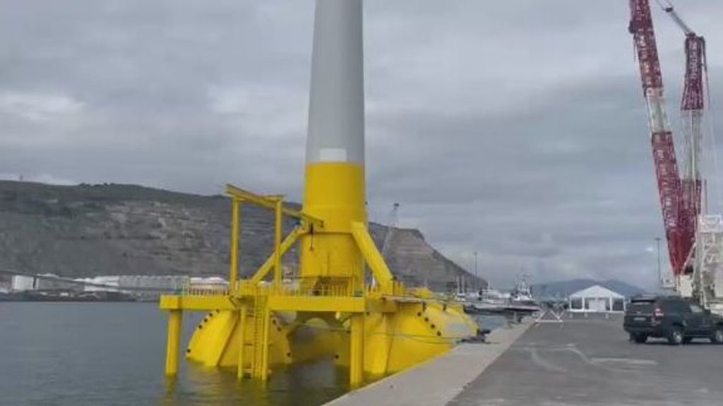 DemoSATH: primera plataforma eólica flotante en España para generar electricidad