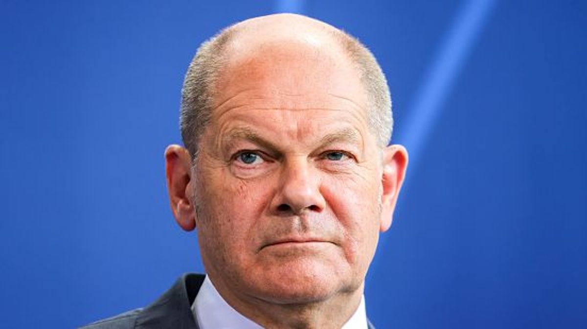 El canciller alemán Scholz El canciller alemán Scholz